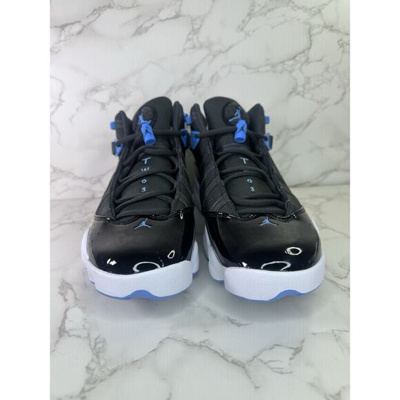 Air Jordan 6 Rings UNC University Blue Black Anthracite 322992-041 Men’s Size 12 - Picture 5 of 6